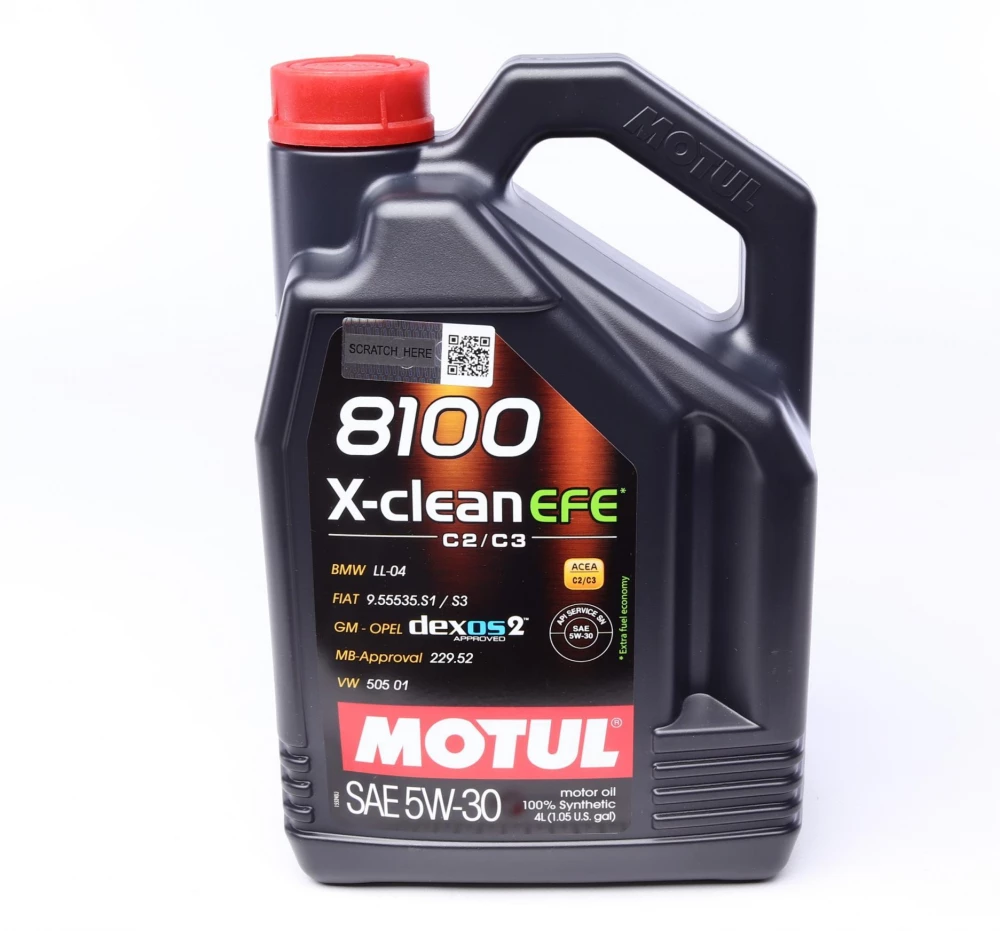 Олива MOTUL 8100 X-CLEAN EFE 5W30 4L